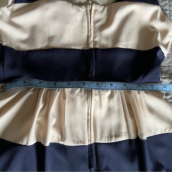 B.Darlin Striped Fit and Flare Dress - Picture 5 of 6